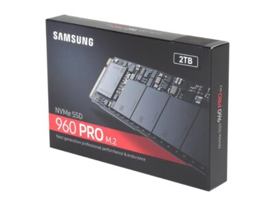 SAMSUNG 960 PRO M.2 2TB NVMe PCI-Express 3.0 x4 Internal Solid State Drive (SSD) MZ-V6P2T0BW