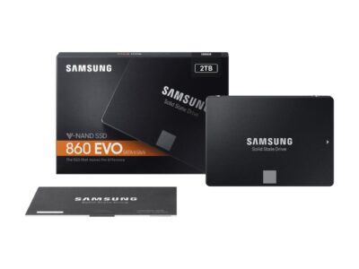 SAMSUNG 860 EVO Series 2.5" 2TB SATA III Samsung V-NAND 3-bit MLC Internal Solid State Drive (SSD) MZ-76E2T0B/AM