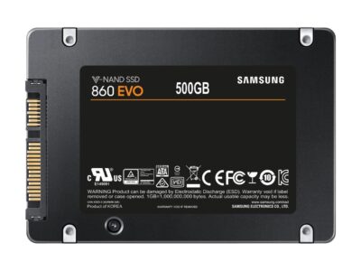 SAMSUNG 860 EVO Series 2.5" 500GB SATA III V-NAND 3-bit MLC Internal Solid State Drive (SSD) MZ-76E500B/AM