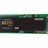 SAMSUNG 860 EVO Series M.2 2280 500GB SATA III V-NAND 3-bit MLC Internal Solid State Drive (SSD) MZ-N6E500BW