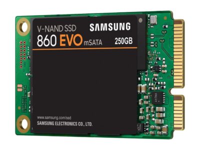 SAMSUNG 860 EVO Series mSATA 250GB SATA III V-NAND 3-bit MLC Internal Solid State Drive (SSD) MZ-M6E250BW