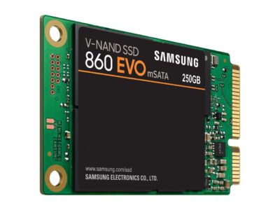 SAMSUNG 860 EVO Series mSATA 250GB SATA III V-NAND 3-bit MLC Internal Solid State Drive (SSD) MZ-M6E250BW