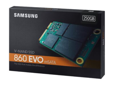 SAMSUNG 860 EVO Series mSATA 250GB SATA III V-NAND 3-bit MLC Internal Solid State Drive (SSD) MZ-M6E250BW