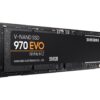 SAMSUNG 970 EVO M.2 2280 500GB PCIe Gen3. x4 , NVMe 1.3 V-NAND 3-bit MLC Internal Solid State Drive (SSD) MZ-V7E500BW