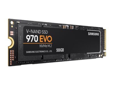 SAMSUNG 970 EVO M.2 2280 500GB PCIe Gen3. x4 , NVMe 1.3 V-NAND 3-bit MLC Internal Solid State Drive (SSD) MZ-V7E500BW