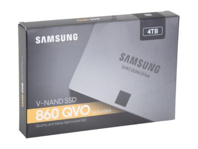 SAMSUNG 860 QVO Series 2.5" 4TB SATA III 3D NAND Internal Solid State Drive (SSD) MZ-76Q4T0B/AM