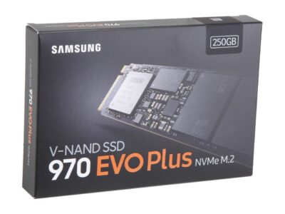 SAMSUNG 970 EVO PLUS M.2 2280 250GB PCIe Gen 3.0 x4, NVMe 1.3 V-NAND Internal Solid State Drive (SSD) MZ-V7S250B/AM