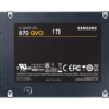 SAMSUNG 870 QVO Series 2.5" 1TB SATA III V-NAND Internal Solid State Drive (SSD) MZ-77Q1T0B/AM