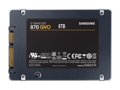SAMSUNG 870 QVO Series 2.5" 8TB SATA III Samsung 4-bit QLC V-NAND Internal Solid State Drive (SSD) MZ-77Q8T0B/AM