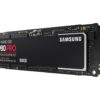 SAMSUNG 980 PRO SSD 500GB, PCIe 4.0 M.2 2280, Speeds Up-to 6,900MB/s (MZ-V8P500B/AM)