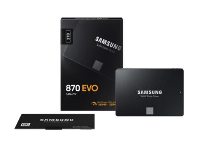 SAMSUNG 870 EVO Series 2.5" 2TB SATA III V-NAND Internal Solid State Drive (SSD) MZ-77E2T0B/AM