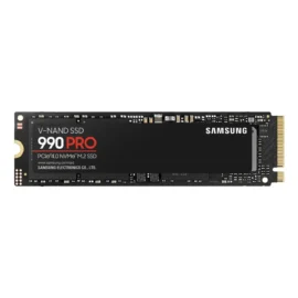 SAMSUNG SSD 990 PRO 1TB, PCIe 4.0 M.2 2280, Seq. Read Speeds Up-to 7,450MB/s (MZ-V9P1T0B/AM)