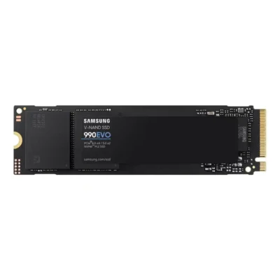 SAMSUNG SSD 990 EVO 2TB, PCIe 5.0 M.2 2280, Seq. Read Speeds Up-to 5,000MB/s (MZ-V9E2T0B/AM)