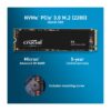 Crucial P3 500GB PCIe 3.0 3D NAND NVMe M.2 SSD, up to 3500MB/s - CT500P3SSD8