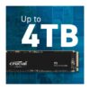 Crucial P3 500GB PCIe 3.0 3D NAND NVMe M.2 SSD, up to 3500MB/s - CT500P3SSD8