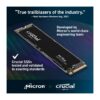 Crucial P3 Plus M.2 2280 500GB PCI-Express 4.0 x4 NVMe 3D NAND Internal Solid State Drive (SSD) CT500P3PSSD8