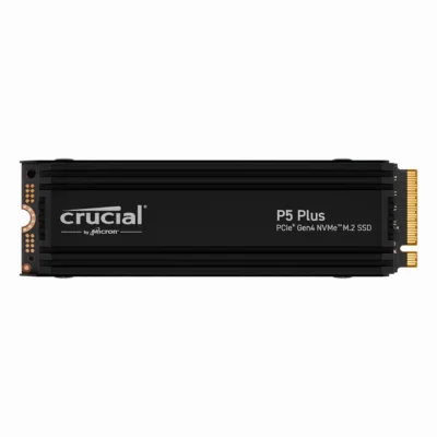 Crucial P5 Plus M.2 2280 1TB with Heatsink PCI-Express 4.0 x4 NVMe 3D NAND Internal Solid State Drive (SSD) CT1000P5PSSD5