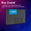 Crucial BX500 4TB 3D NAND SATA 2.5-Inch Internal SSD, up to 540MB/s - CT4000BX500SSD1, Solid State Drive