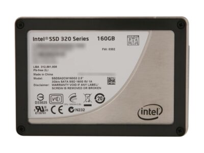 Intel 320 Series 2.5" 160GB SATA II MLC Internal Solid State Drive (SSD) SSDSA2CW160G310