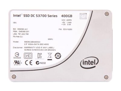 Intel DC S3700 Series Taylorsville SSDSC2BA400G301 2.5" 400GB SATA III MLC Internal Solid State Drive (SSD)