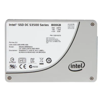 Intel DC S3500 SSDSC2BB800G401 2.5" 800GB SATA 6Gb/s MLC Solid State Drive