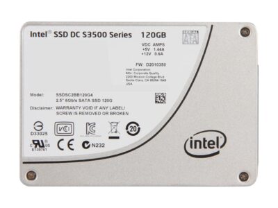 Intel DC S3500 SSDSC2BB120G401 2.5" 120GB SATA 3.0 6Gb/S MLC Solid State Drive