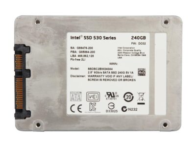 Intel 530 Series 2.5" 240GB SATA III MLC Internal Solid State Drive (SSD) SSDSC2BW240A401