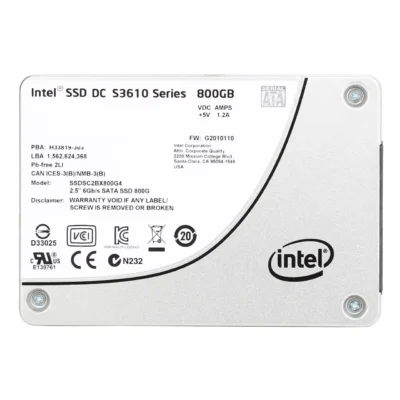 Intel DC S3610 SSDSC2BX800G401 2.5" 800GB SATA III MLC Business Solid State Drive