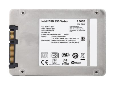 Intel 535 Series 2.5" 120GB SATA III MLC Internal Solid State Drive (SSD) SSDSC2BW120H601