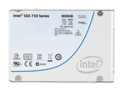 Intel 750 Series 2.5" 800GB PCI-Express 3.0 x4 MLC Internal Solid State Drive (SSD) SSDPE2MW800G4X1