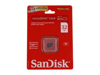 SanDisk 32GB microSDHC Flash Card Model SDSDQ-032G-A11M