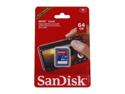 SanDisk 64 GB Secure Digital Extended Capacity (SDXC) Flash card