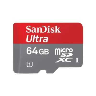 SanDisk Ultra 64GB Secure Digital Extended Capacity (SDXC) Flash Card With Adapter Model SDSDQUA-064G-A46A