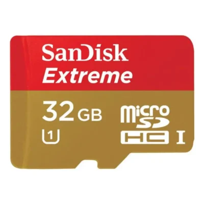 SanDisk Extreme 32GB microSDHC Flash Card with adapter - Global Model SDSDQXN-032G-G46A