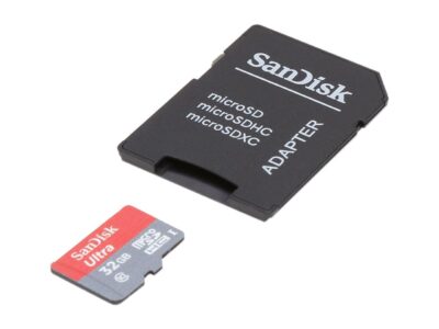 SanDisk Ultra 32GB microSDHC Flash Card Model SDSDQUIN-032G-G4