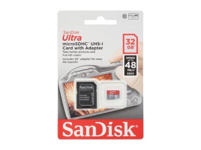 SanDisk Ultra 32GB microSDHC Flash Card Model SDSDQUIN-032G-G4