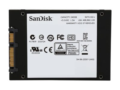 SanDisk SSD PLUS 2.5" 240GB SATA III TLC Internal Solid State Drive (SSD) SDSSDA-240G-G25