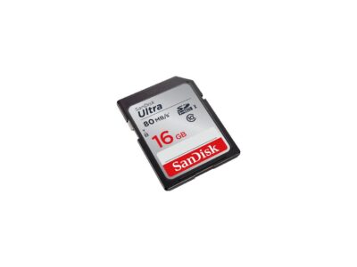 SanDisk 16GB Ultra SDHC UHS-I/Class 10 Memory Card, Speed Up to 80MB/s (SDSDUNC-016G-GN6IN)