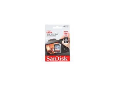 SanDisk 64GB Ultra SDXC UHS-I/Class 10 Memory Card, Speed Up to 80MB/s (SDSDUNC-064G-GN6IN)