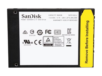 SanDisk SSD Plus 960GB Internal SSD - SATA III 6Gb/s, 2.5"/7mm - SDSSDA-960G-G26