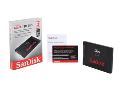 SanDisk Ultra 3D 2.5" 2TB SATA III 3D NAND Internal Solid State Drive (SSD) SDSSDH3-2T00-G25