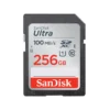 SanDisk 256GB Ultra SDXC UHS-I/Class 10 Memory Card, Speed Up to 100MB/s (SDSDUNR-256G-GN6IN)
