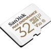 SanDisk 32GB MAX ENDURANCE microSDHC, U3, V30, Memory Card with Adapter for Home Security Cameras and Dash Cams, Speed up to 100MB/s (SDSQQVR-032G-GN6IA)