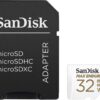 SanDisk 32GB MAX ENDURANCE microSDHC, U3, V30, Memory Card with Adapter for Home Security Cameras and Dash Cams, Speed up to 100MB/s (SDSQQVR-032G-GN6IA)