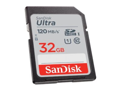SanDisk 32GB Ultra SDHC UHS-I / Class 10 Memory Card, Speed Up to 120MB/s (SDSDUN4-032G-GN6IN)
