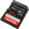 SanDisk 32GB Extreme Pro SDHC UHS-I/U3 V30 Class 10 Memory Card, Speed Up to 100MB/s (SDSDXXO-032G-GN4IN)