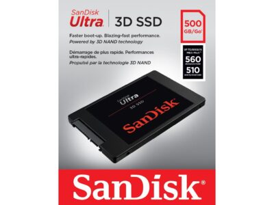 SanDisk Ultra 2.5" 500GB SATA III 3D NAND Internal Solid State Drive (SSD) SDSSDH3-500G-G26