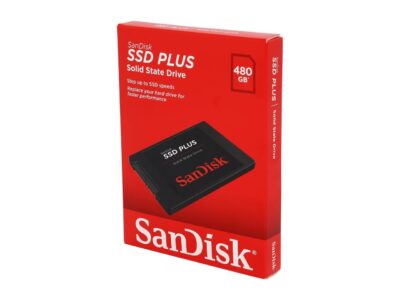 SanDisk SSD PLUS 2.5" 480GB SATA III Internal Solid State Drive (SSD) SDSSDA-480G-G25