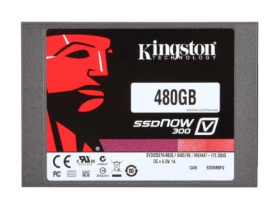 Kingston SSDNow V300 Series 2.5" 480GB SATA III Internal Solid State Drive (SSD) SV300S37A/480G