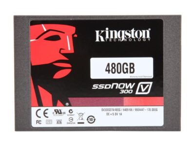 Kingston SSDNow V300 Series SV300S3N7A/480G 2.5" 480GB SATA III Internal Solid State Drive (SSD) Notebook Bundle Kit w/Adapter